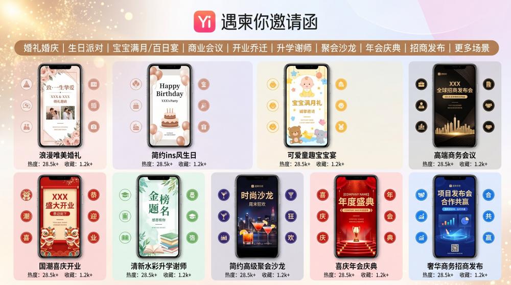 婚庆邀请函制作太费时间？5分钟速成攻略，新手也能不加班